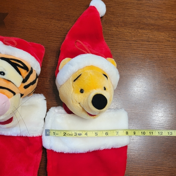 Disney Pooh and Tigger Plush Christmas Stockings - Picture 2 of 8